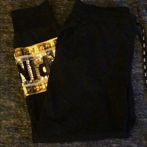 Pink jogger sweat pants